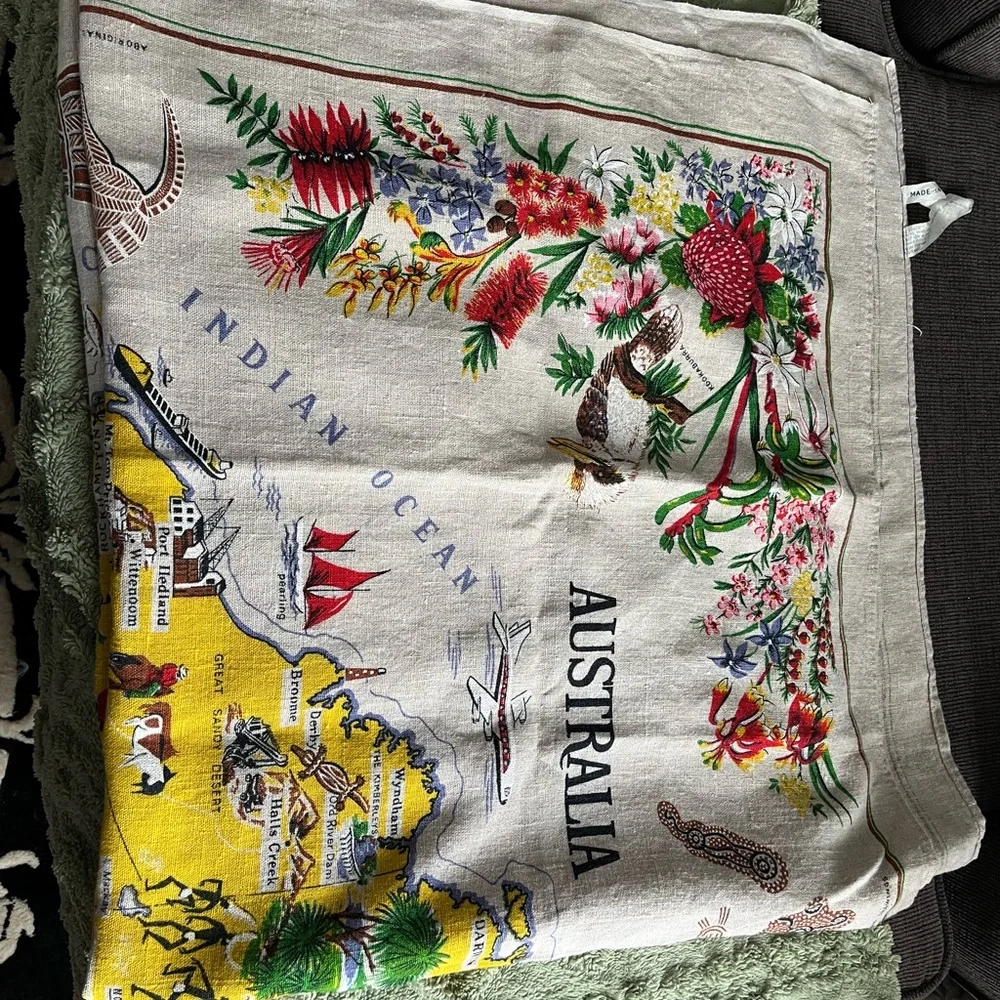 Colorful Australia Map tablecloths - Picture 2 of 8